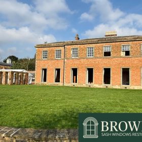 timber sash window restoration East Stoke Nottinghamshire