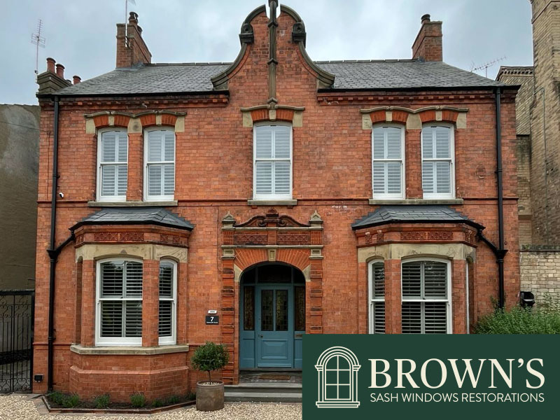 Victorian sash window double glazing Babworth Road Retford