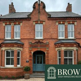 Victorian sash window double glazing Babworth Road Retford